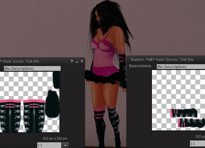 Hb- Punk Socks & Gloves FULL PERM TGA