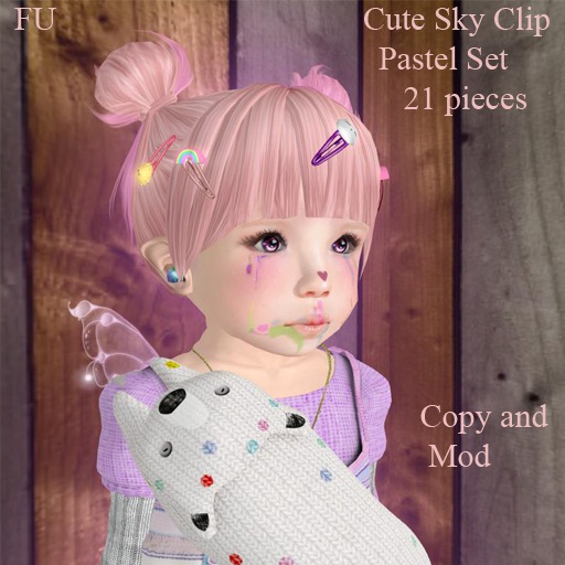 ..:FU:..  Cute Sky Clip Pastel Set