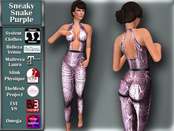[TKS] BASIC -  Sneaky Snake Purple