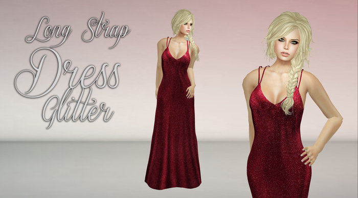  Dress Glitter Red
