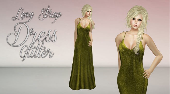  Dress Glitter Gold Mesh