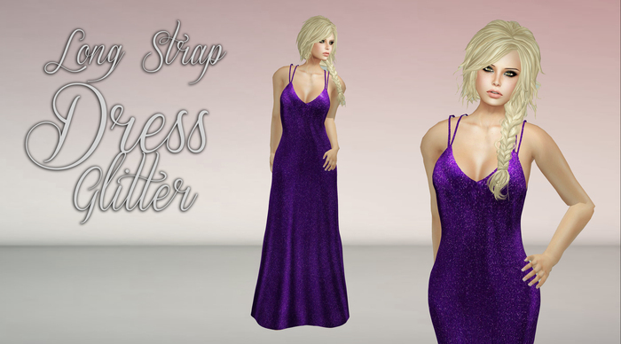  Dress Glitter Purple