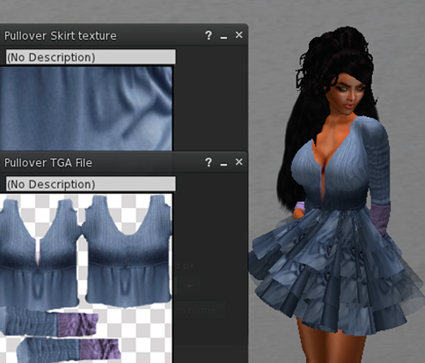 *HB* Pullover Dress Creator Kit TGA Files + Skirt Full Perm