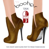 ::TY:: Booties Tan - slink high