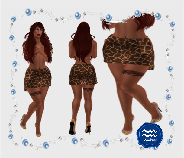 =Aquarius= Shortinho Girafa