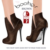 ::TY:: Booties Tan - slink high