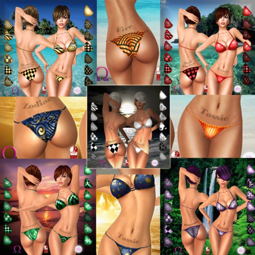 String Bikini Tassie Multi Pack - by SharKbite