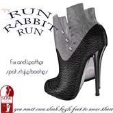 ::TY:: Run Rabbit - leather/fur booties