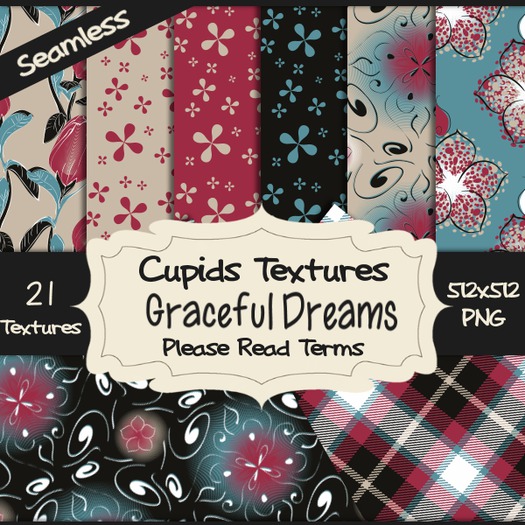 *Cupids Textures * 21 GRACEFUL DREAMS