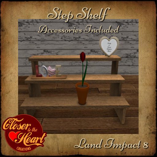 Step Shelf/Accessories BOXED