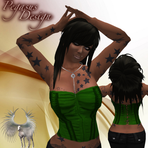 *SW* Green Corset 