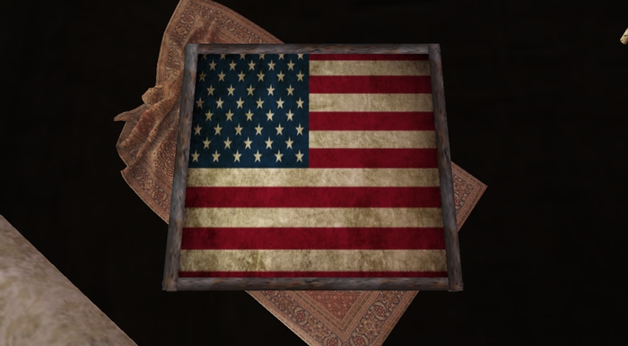 Grunge Americana Rusty Table, 1 Prim!!!
