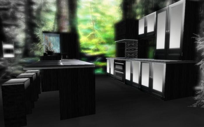 Fire Blackwood Kitchen set