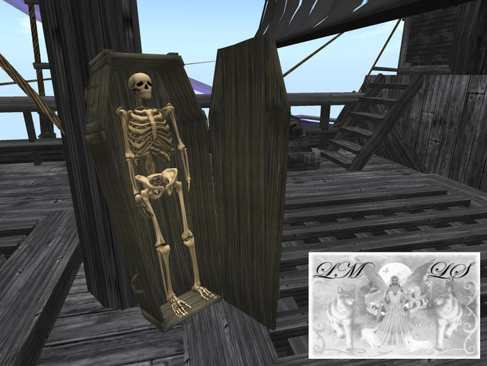 skeleton coffin (Valentine's Day promo)