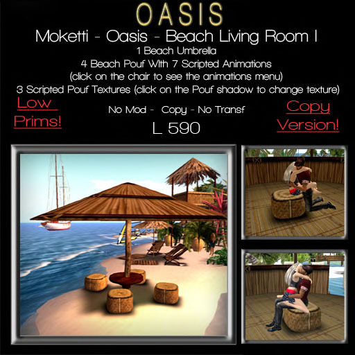 Moketti - Oasis - Beach Living Room I
