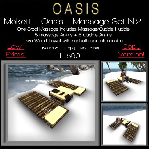 Moketti - Oasis  - Massage set N.2