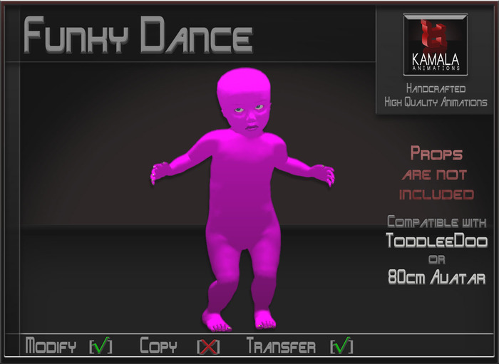 ToddleeDoo *Funky Dance* Transferable Poseball