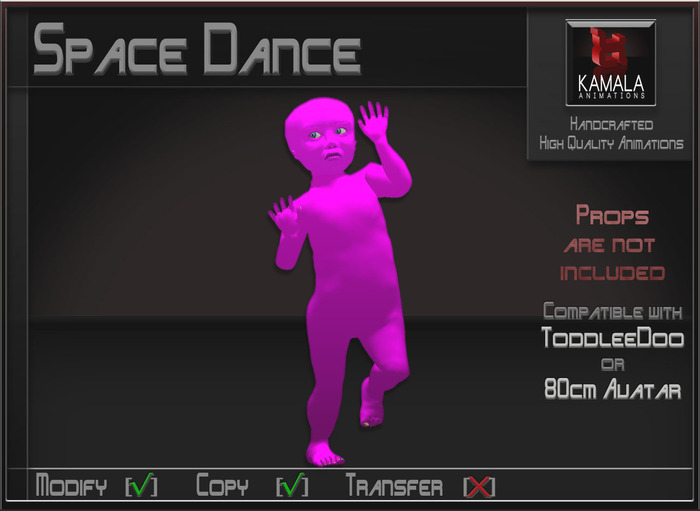 ToddleeDoo  *Space Dance* Copyable Poseball
