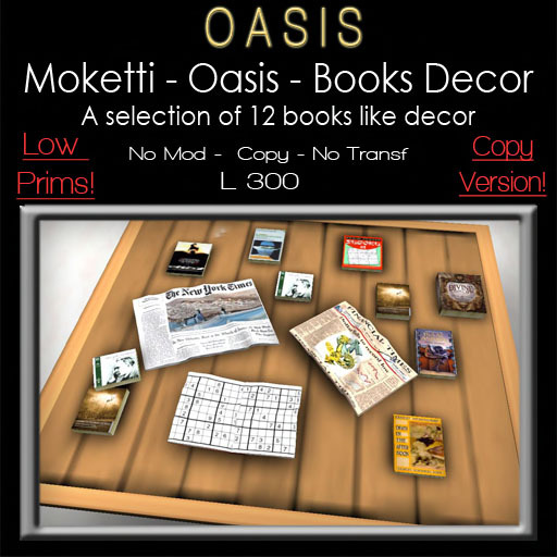 Moketti - Books Decor