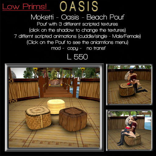 Moketti -  Oasis - Pouf