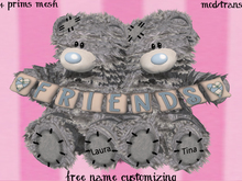 Fuzzy Friends Mesh Bears (NO customized names at this time)