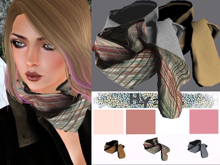HB winterscarf grey