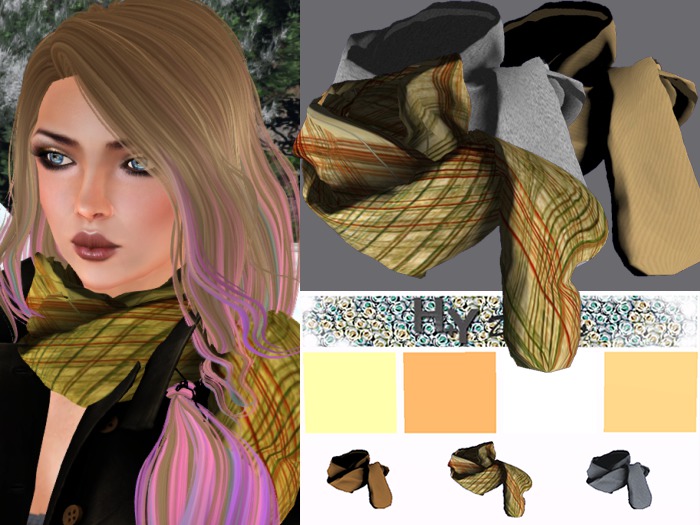 Winter scarf Yellow