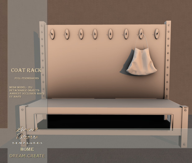 !Lyrical B!zarre Templates HOME! - Coat Rack MESH FP