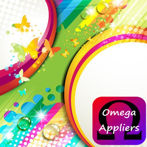 Omega Butterfly Rainbow Water Drop Fingernails & Toenails