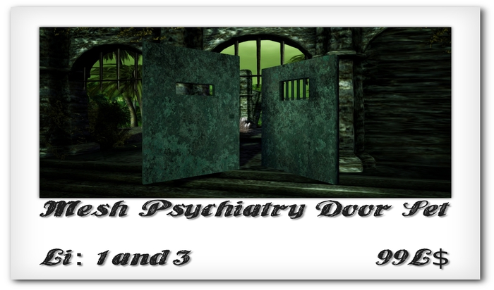 "M" Mesh Inside "M" Mesh Psychiatry Door