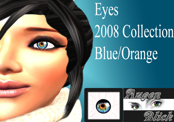 Augen~Blick Eyes Blue/Orange Realistic