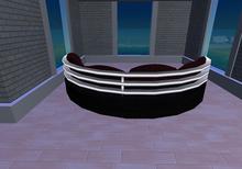 Mw Club circular sofa in black