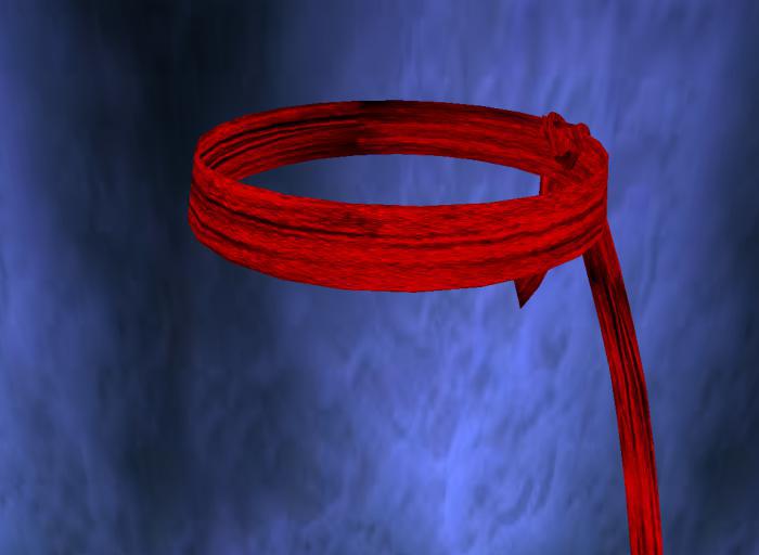 Headband NATIVE RED CLOTH 