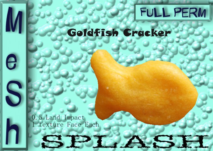 Splash BOX Mesh Full Perm Gold Fish Cracker 0.5/1