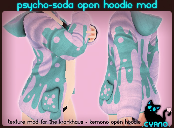 . Cyano . Psycho-Soda Open Hoodie Mod