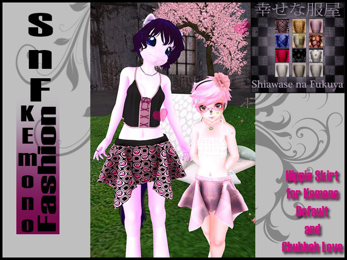 [SnF] Kemono Hippie Skirt W/ HUD