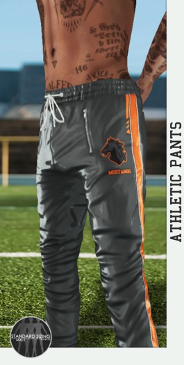 [Mustangs] Athletic Pants - Gray