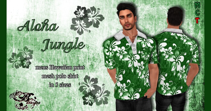 {Ms. B. Designs} Aloha Jungle Polo Boxed