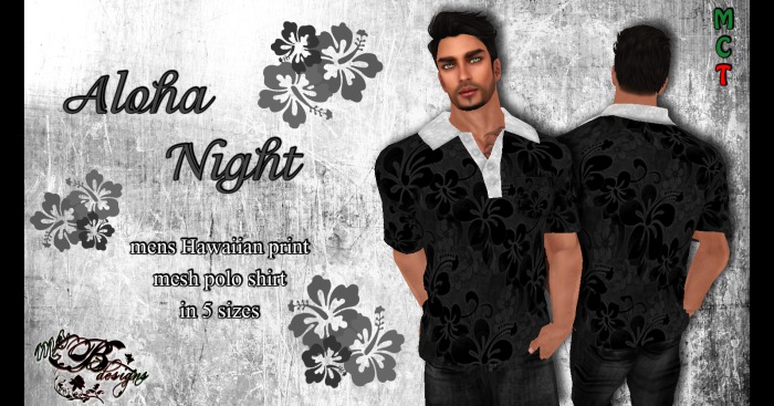 {Ms. B. Designs} Aloha Night Polo Boxed