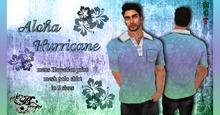 {Ms. B. Designs} Aloha Hurricane Polo