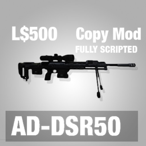 AD-DSR50  Mesh Sniper Rifle Fully Scripted