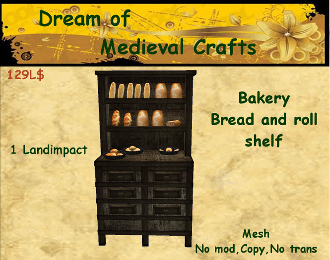 ((*DMC*)) Bakery - Bread and rolls shelf