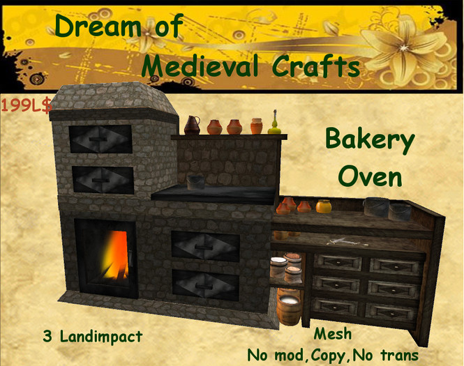 ((*DMC*)) Bakery - Oven