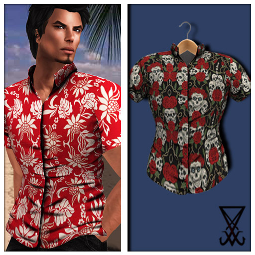 *Fallen*GameOver Shirt-SkullsRed