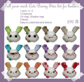 Full Perm MESH Cute Bunny Star kit for builders