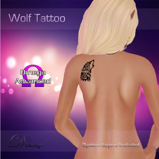Wolf Tattoo Back Omega Box