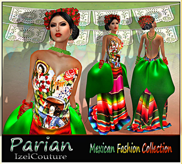 IzelCouture Parian  Mexican Fashion Collection