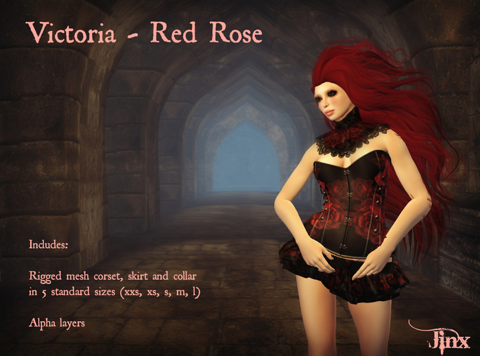 Jinx (DD)  Victoria - Red Rose
