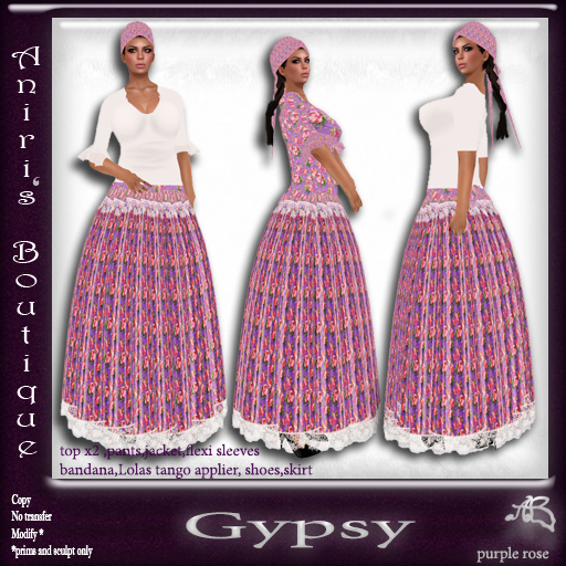 (AB) Gypsy purple rose