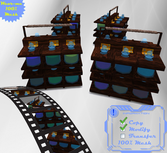 Mesh Perfume Box by Perez Falconer Boxed